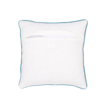 Muena Cushion Covers | 16 x 16 Inches | Set Of 2 | Multiple Colors Blue