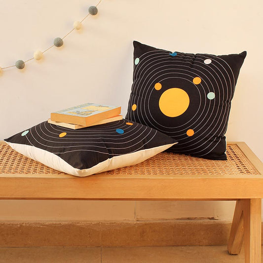 The Nine Planets Cushion Covers | 16 x 16 Inches | Set Of 2 Default Title