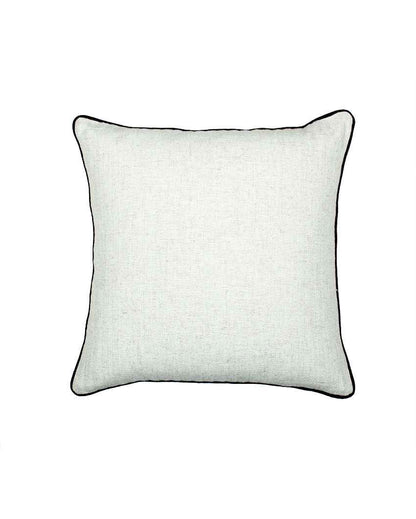 Safaid Ivory Cushion Covers | Set of 2 | 16 x 16 inches