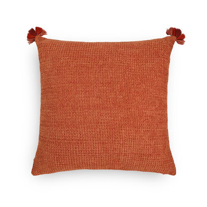 Rust Ananya Handwoven Cushion Cover 16x16 Inch