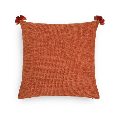 Rust Ananya Handwoven Cushion Cover 16x16 Inch