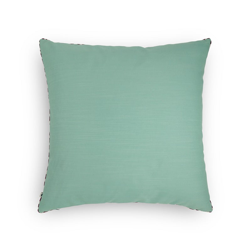 Turquoise Ananya Handwoven Cushion Cover 20x20 Inch