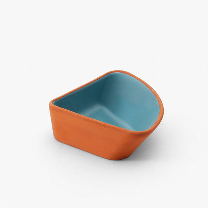 Quatro Triangle Terracotta Bowls | Set Of 4 Default Title