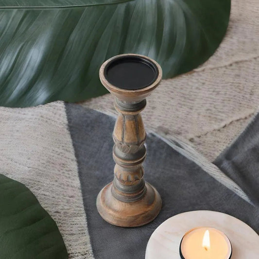 Fay Wooden Candle Stand Default Title