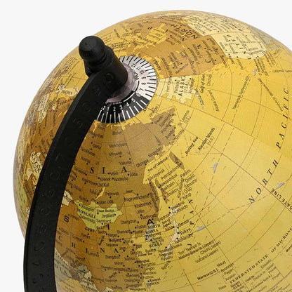 Yellow Mellow Abstract Globe Showpiece Default Title