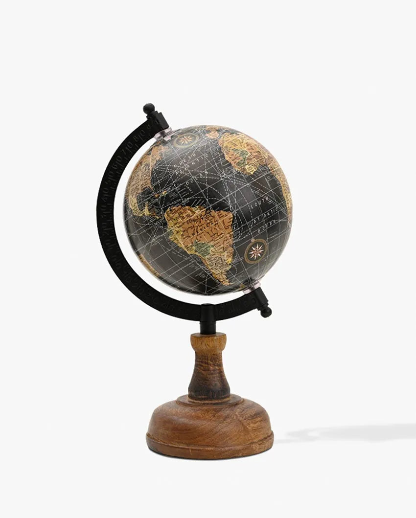 Mellow Abstract Globe Black