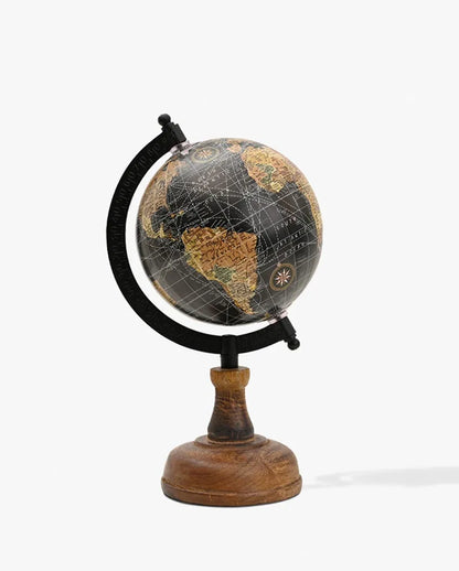 Mellow Abstract Globe Black