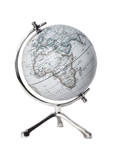 Whereabouts Unisphere Globe Off White