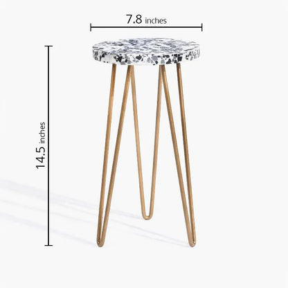 Speckled Small Side Table