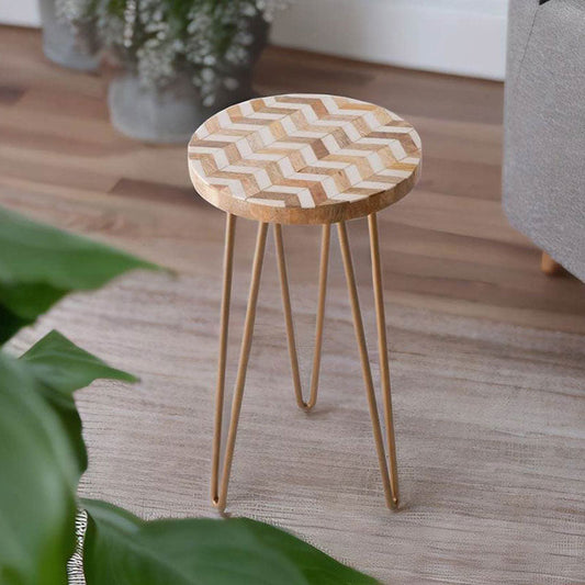White Chevron String Plant Stand Default Title