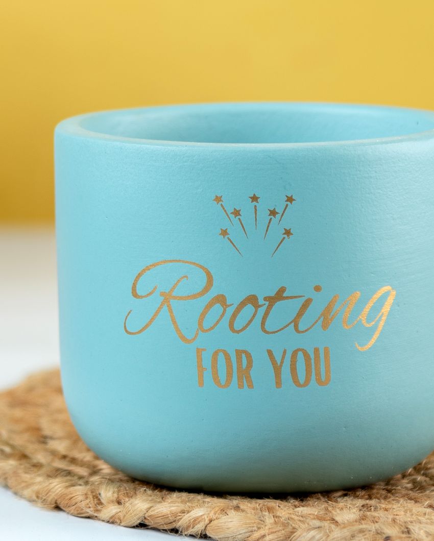 Rooting For You Terracotta Planter