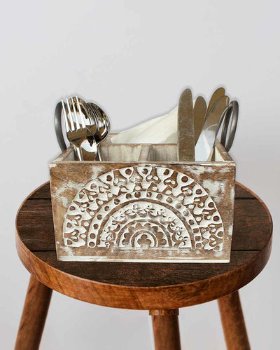 Timeless Design Wooden Cutlery Holder