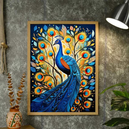 Peak Aura Canvas Artisan Elegance Wall Painting