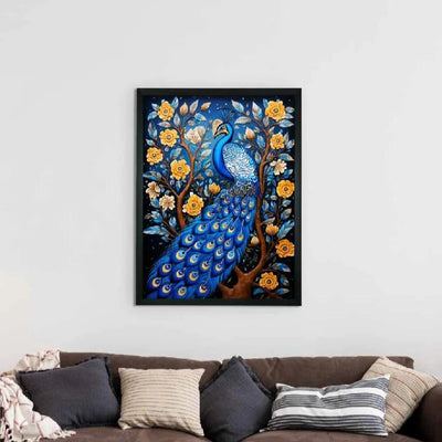 Crafted Elegance Aura Canvas Wall Painting