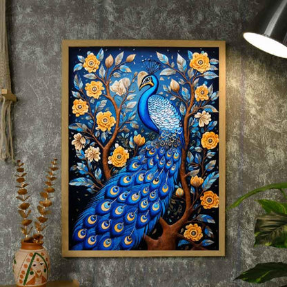 Crafted Elegance Aura Canvas Wall Painting