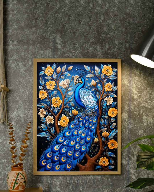 Crafted Elegance Aura Canvas Wall Painting