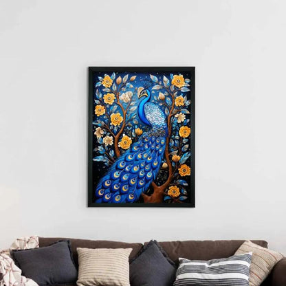 Crafted Elegance Aura Canvas Wall Painting