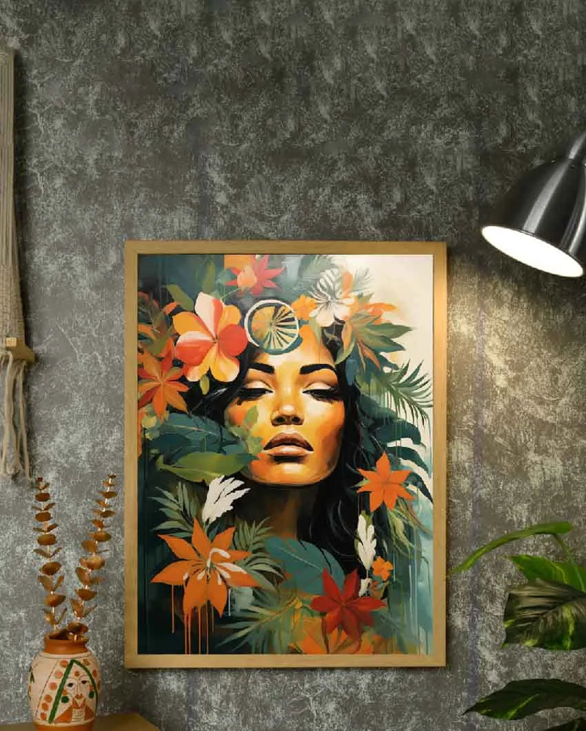 Canvas Floral Artisan Home Decor Wall Painting