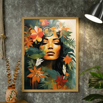 Canvas Floral Artisan Home Decor Wall Painting