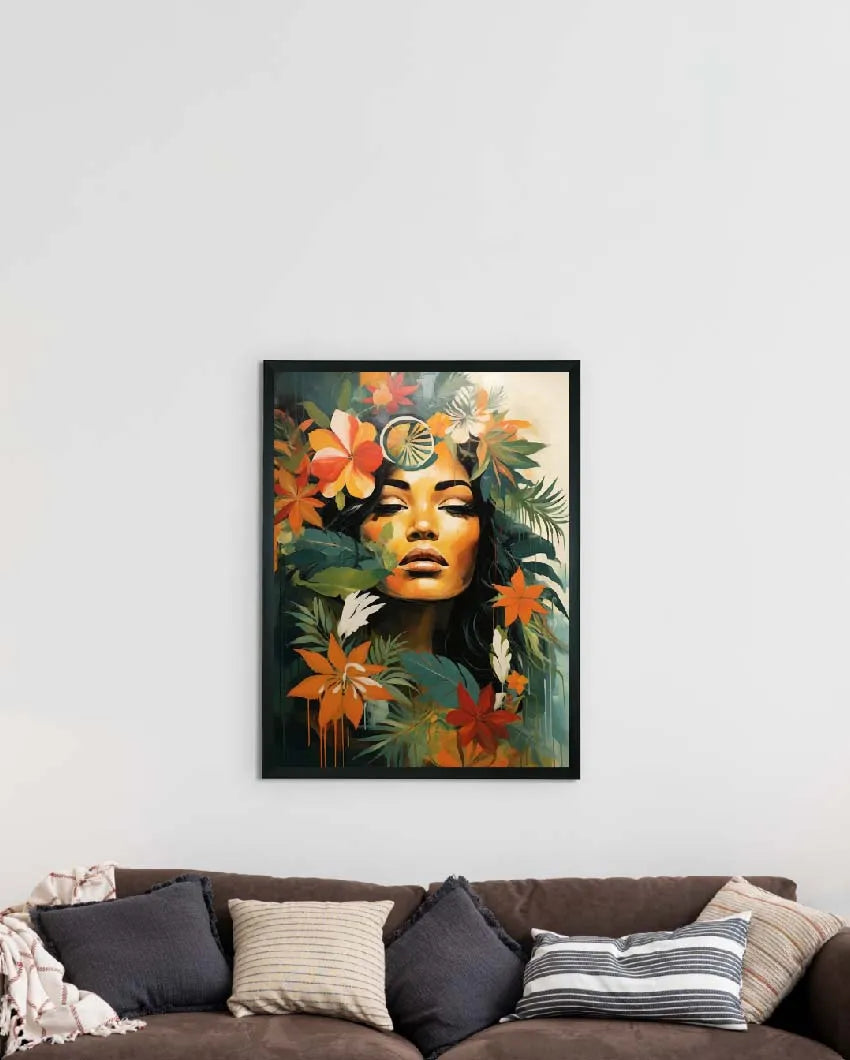 Canvas Floral Artisan Home Decor Wall Painting