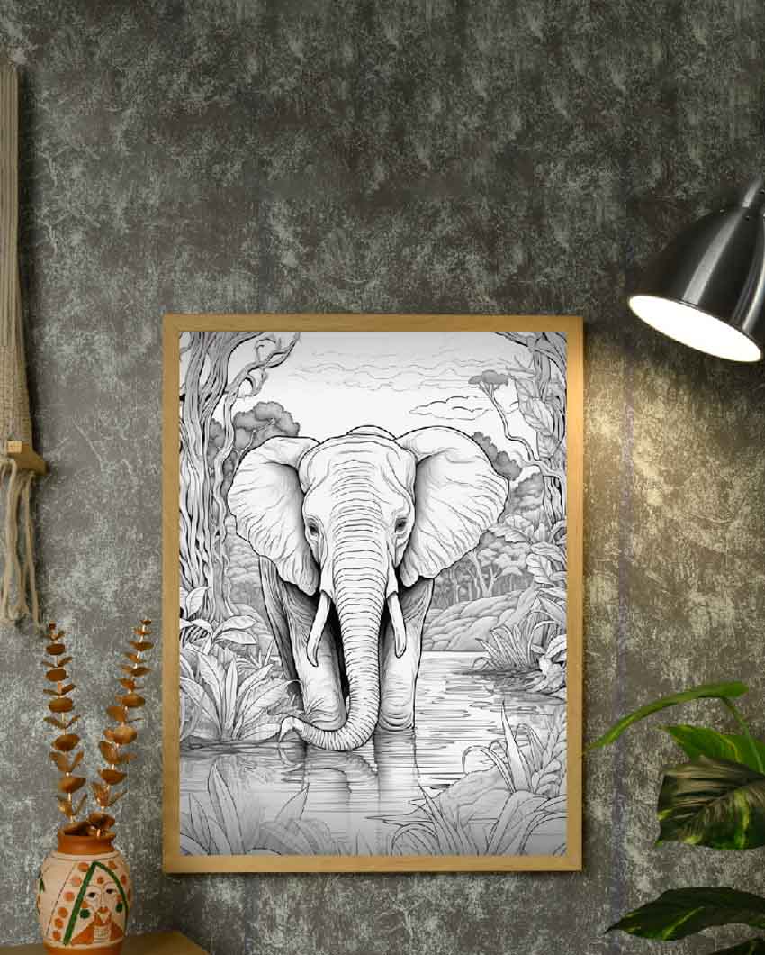 Elegance Line Ele Up Artisan Home Décor Wall Painting