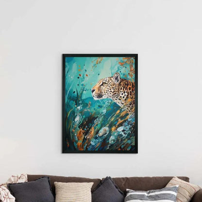 Leopard Harmony Find Your Abstract Wall Painting