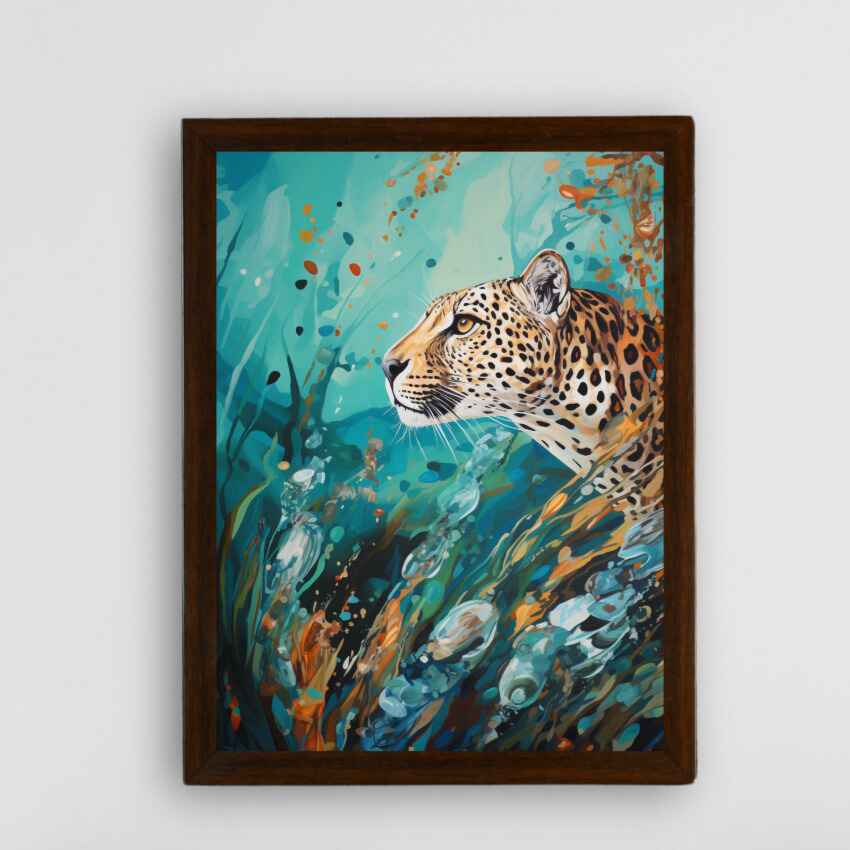 Leopard Harmony Find Your Abstract Wall Painting