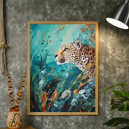 Leopard Harmony Find Your Abstract Wall Painting