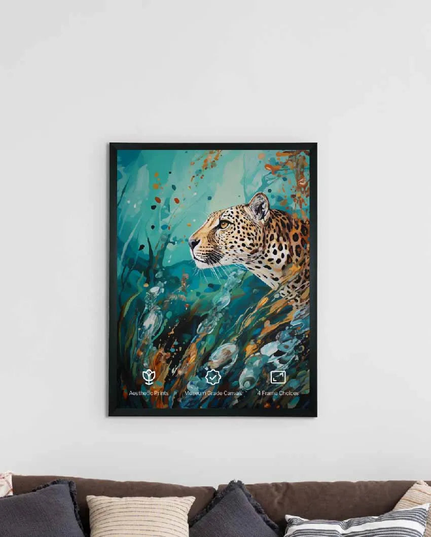 Leopard Harmony Find Your Abstract Wall Painting