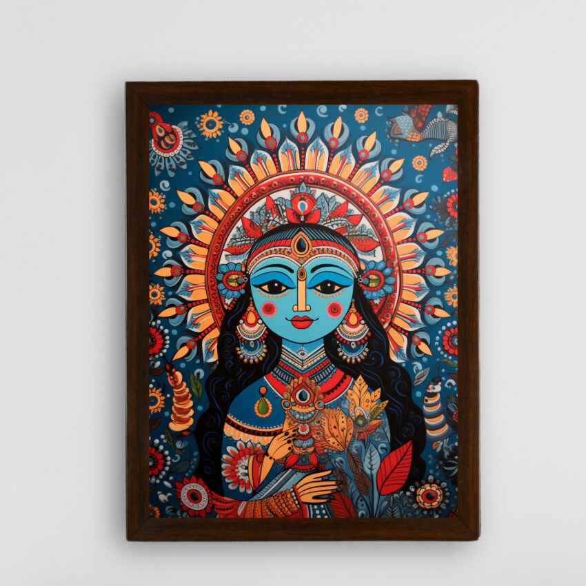 Radha Essence Artisan Canvas Wall Painting