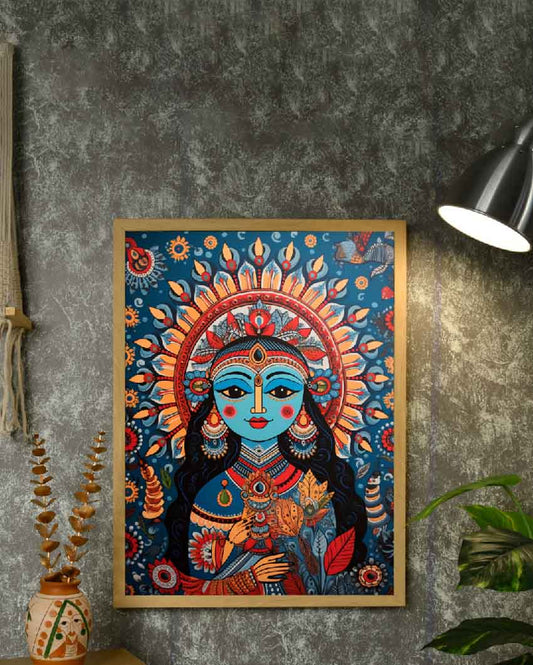 Radha Essence Artisan Canvas Wall Painting