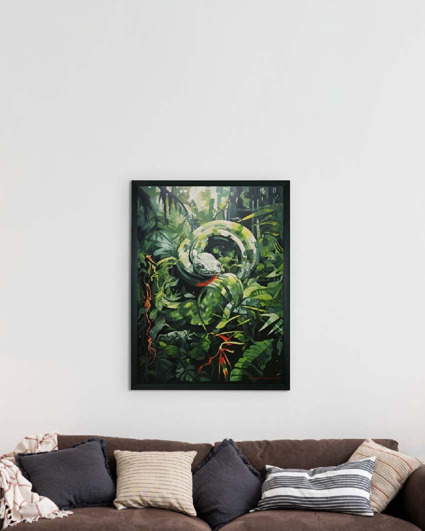 Snake Canvas Abstract Wall Painting