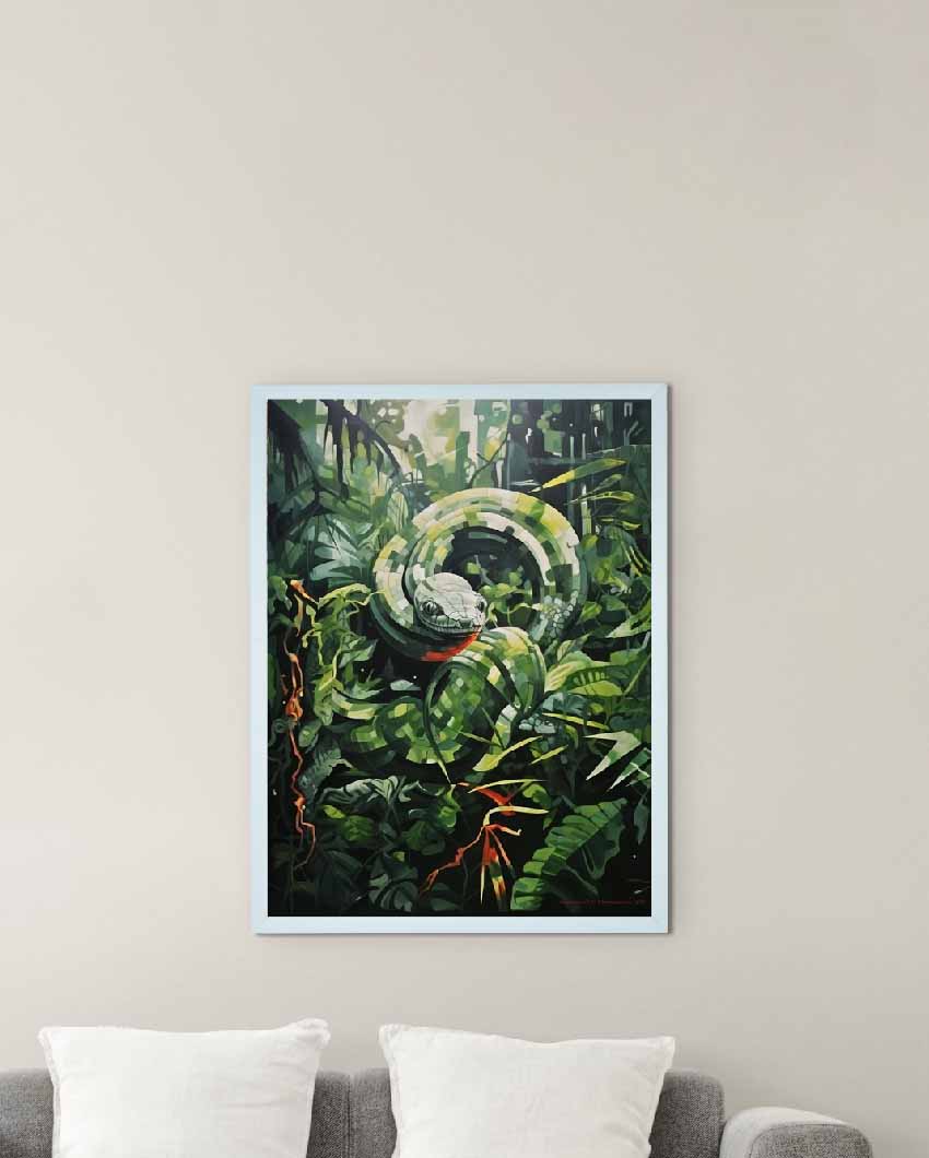 Snake Canvas Abstract Wall Painting