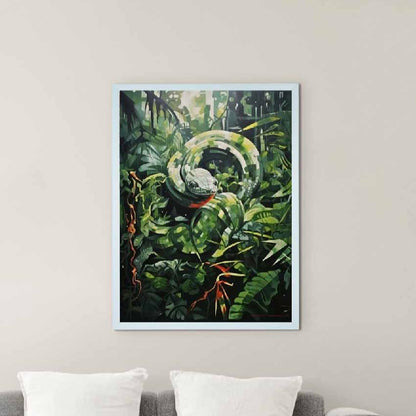 Snake Canvas Abstract Wall Painting