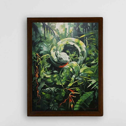 Snake Canvas Abstract Wall Painting