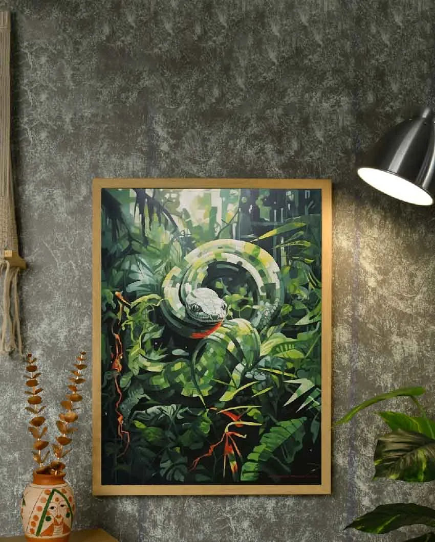 Snake Canvas Abstract Wall Painting