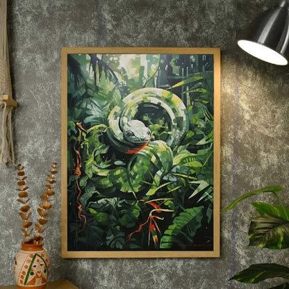 Snake Canvas Abstract Wall Painting