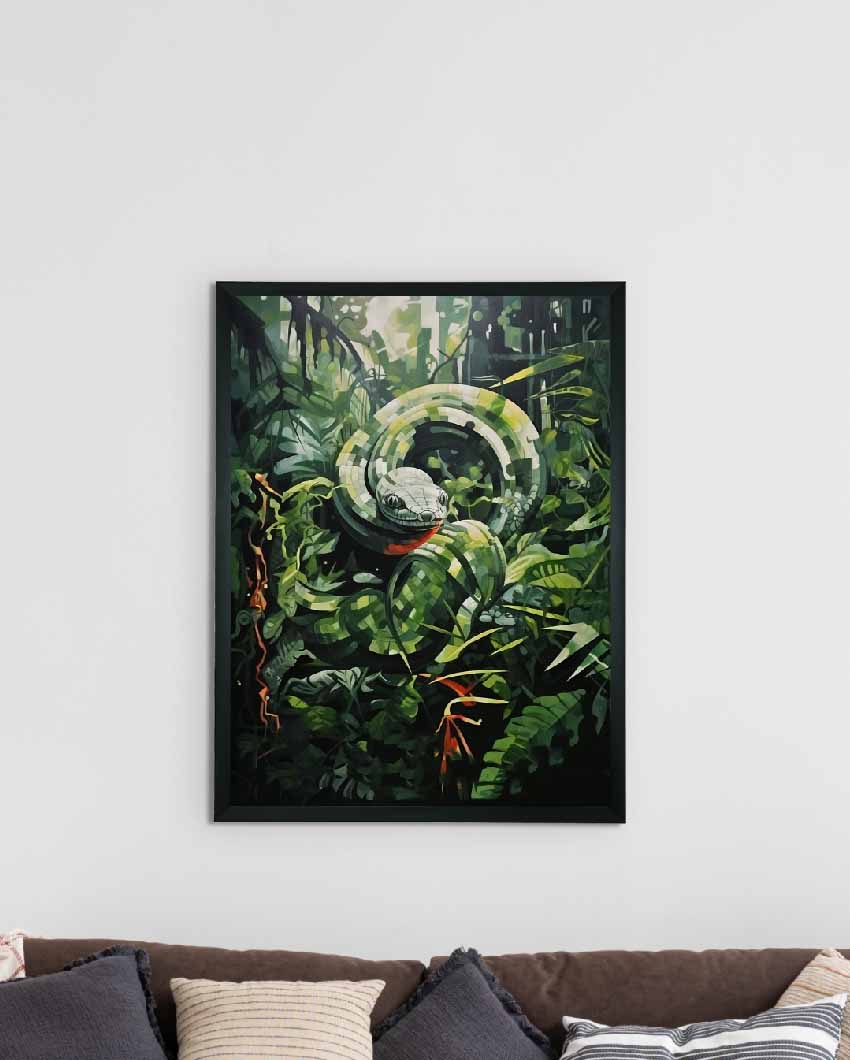 Snake Canvas Abstract Wall Painting