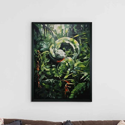 Snake Canvas Abstract Wall Painting