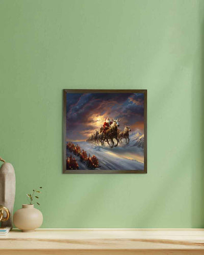 Magical Skies Sowpeace Reindeer Flight Wall Painting