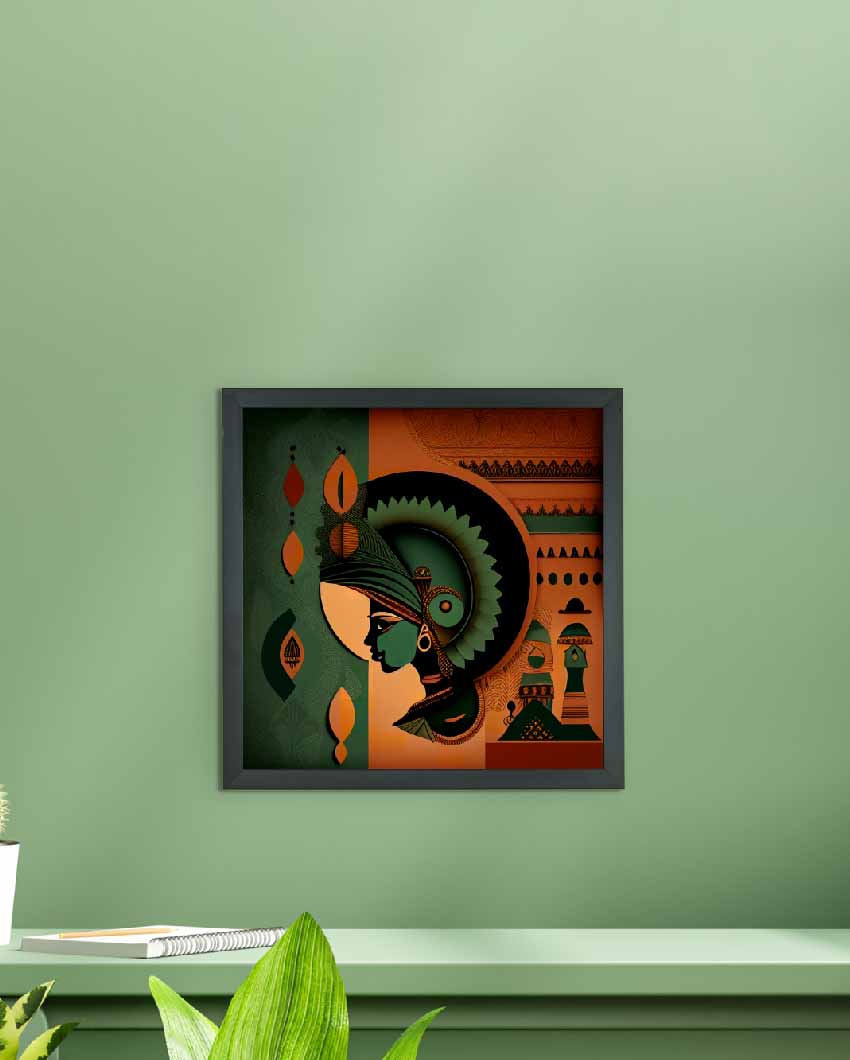 Tradition in Style Artisan Canvas Wall Painting