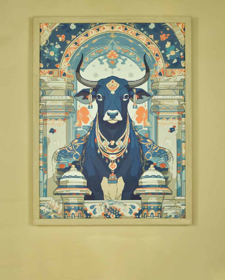 The Sacred Cow Pichwai Canvas Wall Painting