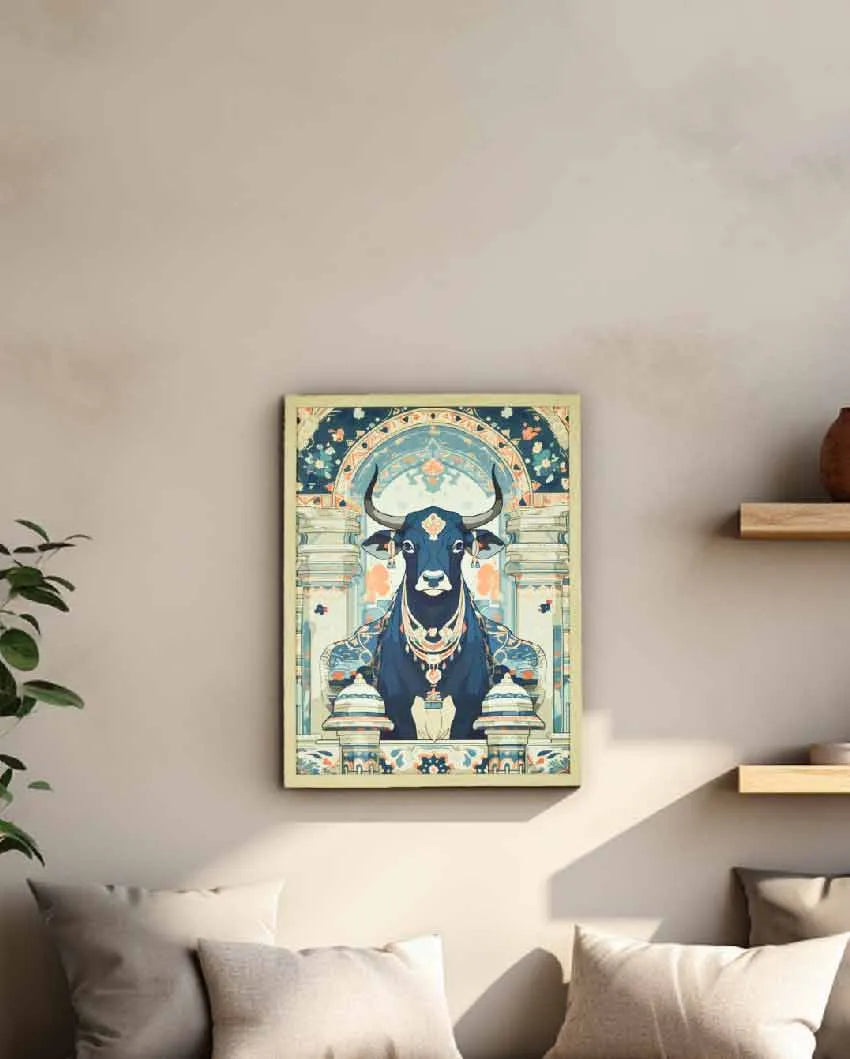 The Sacred Cow Pichwai Canvas Wall Painting