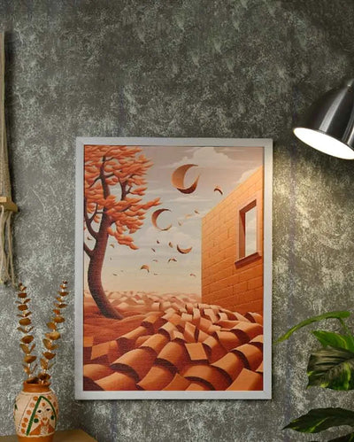 Autumn Essence Artisan Canvas Wall Painting