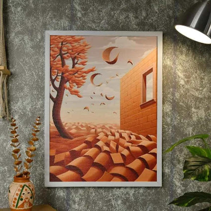 Autumn Essence Artisan Canvas Wall Painting