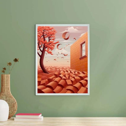 Autumn Essence Artisan Canvas Wall Painting