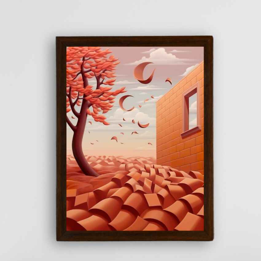 Autumn Essence Artisan Canvas Wall Painting