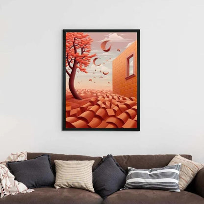 Autumn Essence Artisan Canvas Wall Painting