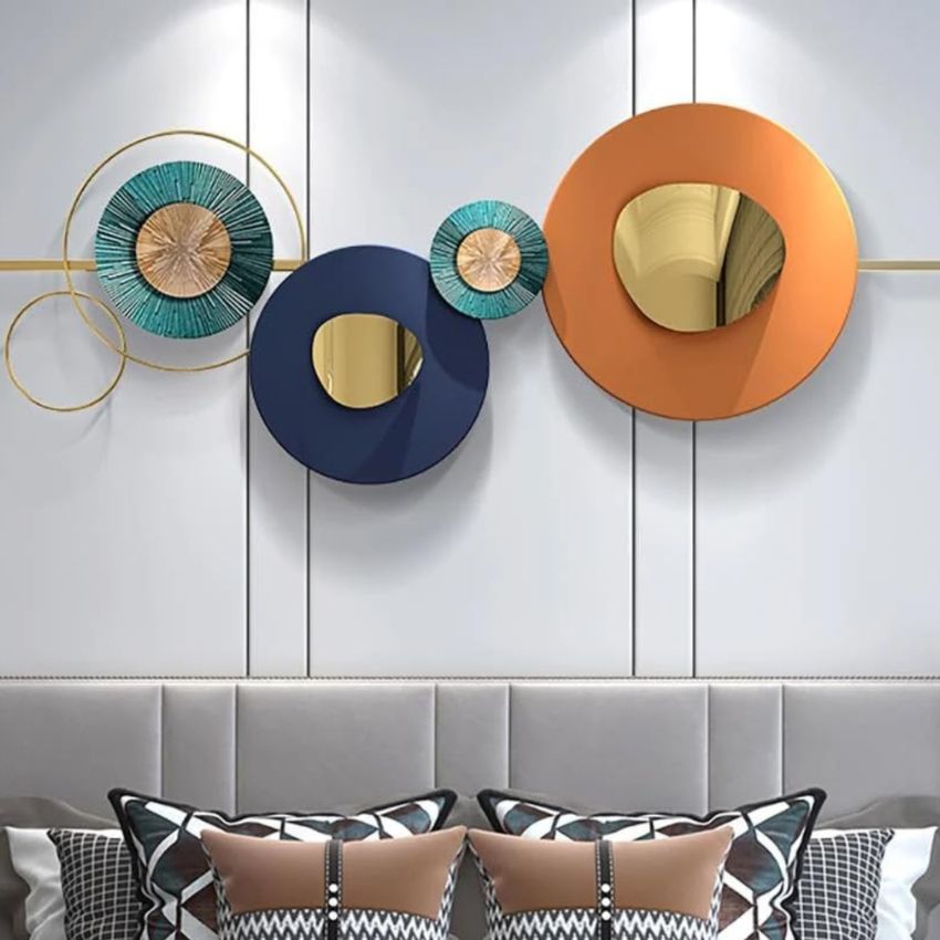 Multicolor Metal Wall Art | 48 x 3 x 21  inches