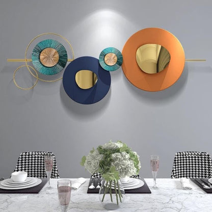 Multicolor Metal Wall Art | 48 x 3 x 21  inches